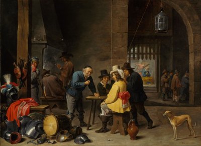 Sala di guardia con la liberazione di San Pietro da David Teniers the Younger